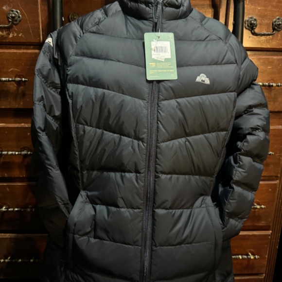 EMS Women's PUFFER PackDown 650 Jacket - Small NWT (Black/Gray) - Picture 1 of 7